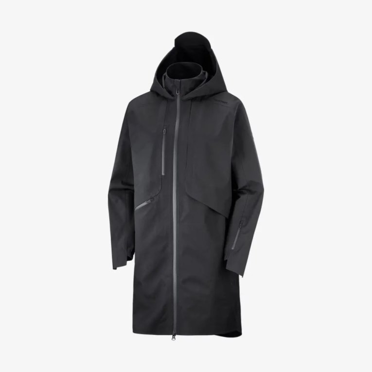 Black Salomon Outlife Wp Commuter Parka W Women's Jackets | IE BG5643